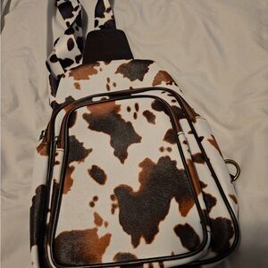 Cute Cow Print over the shoulder purse